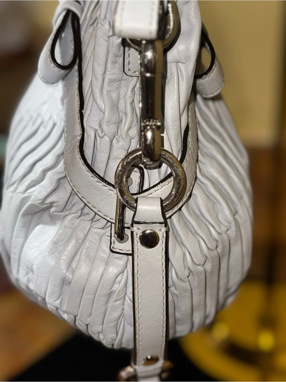 Coach Madison Sophia Gathered Leather Satchel Pristine